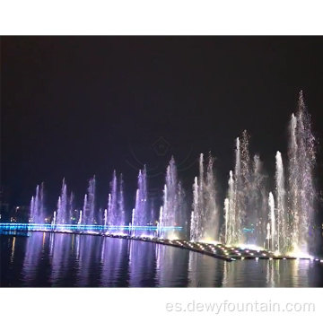 Fuente de luz de baile de agua y sonido